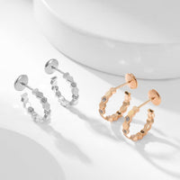 [Vera Jewelry]BEE LOVE DIAMOND HOOP EARRINGS
