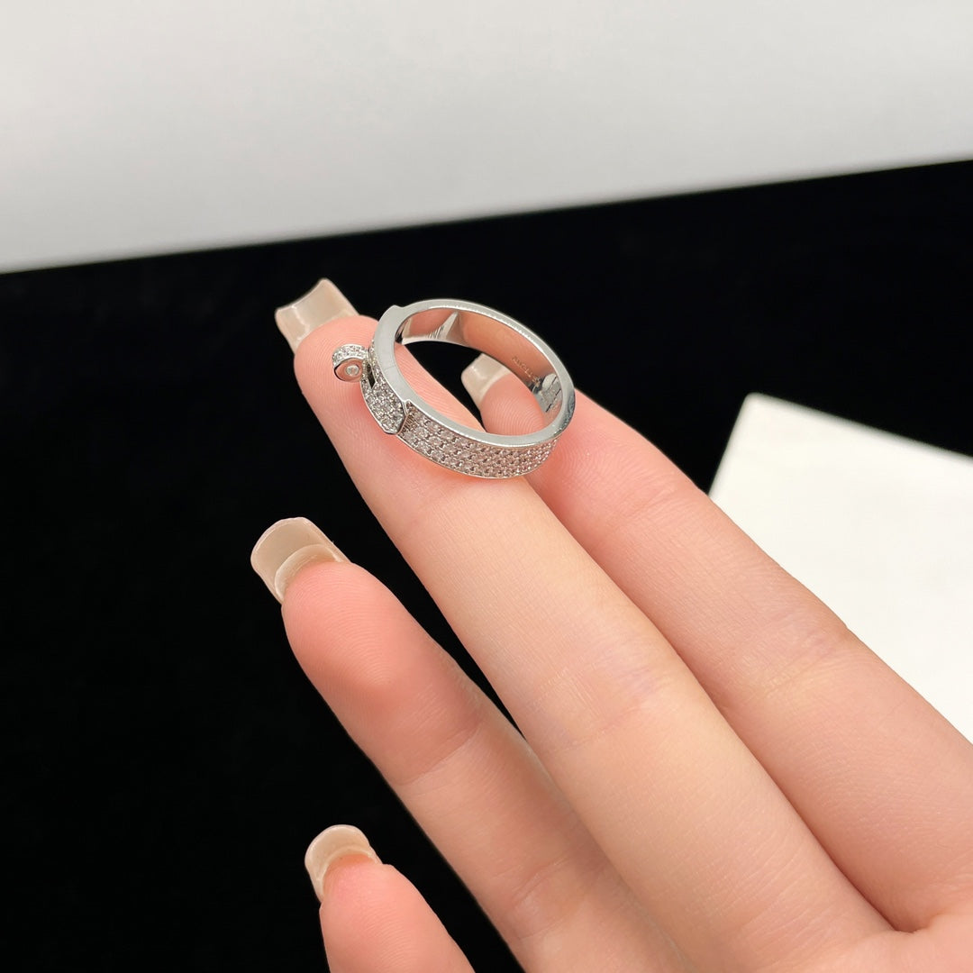 [Vera  Jewelry]KELLY SILVER DIAMOND RING