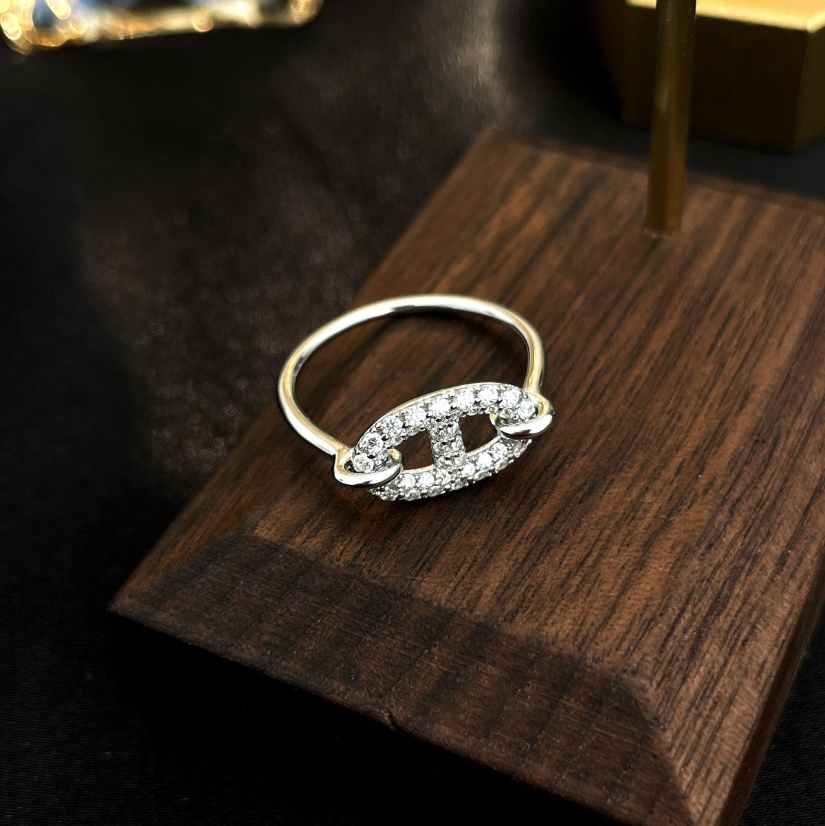 [Vera Jewelry]RONDE SMALL SILVER DIAMOND RING