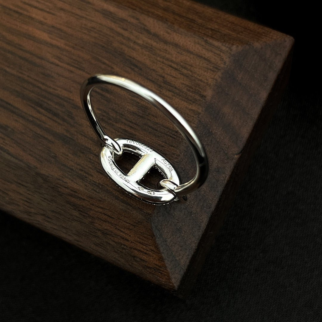 [Vera Jewelry]RONDE SMALL SILVER DIAMOND RING