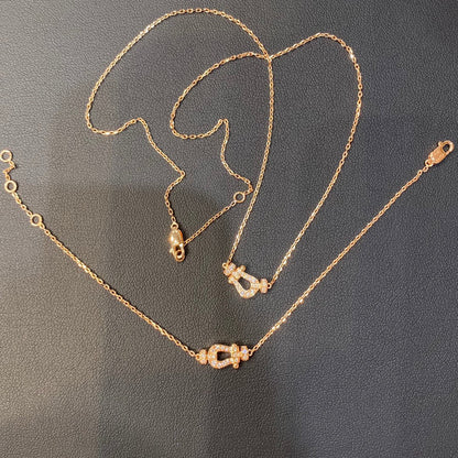[Vera  Jewelry]FORCE 10 DIAMOND PINK GOLD NECKLACE MINI MODEL