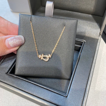 [Vera Jewelry]FORCE 10 DIAMOND PINK GOLD NECKLACE MINI MODEL