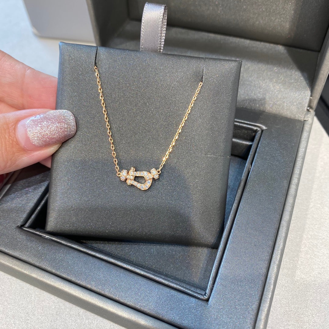 [Vera  Jewelry]FORCE 10 DIAMOND PINK GOLD NECKLACE MINI MODEL
