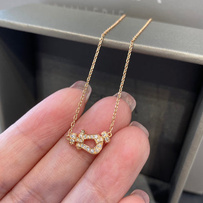 [Vera  Jewelry]FORCE 10 DIAMOND PINK GOLD NECKLACE MINI MODEL