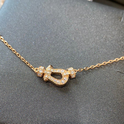 [Vera Jewelry]FORCE 10 DIAMOND PINK GOLD NECKLACE MINI MODEL