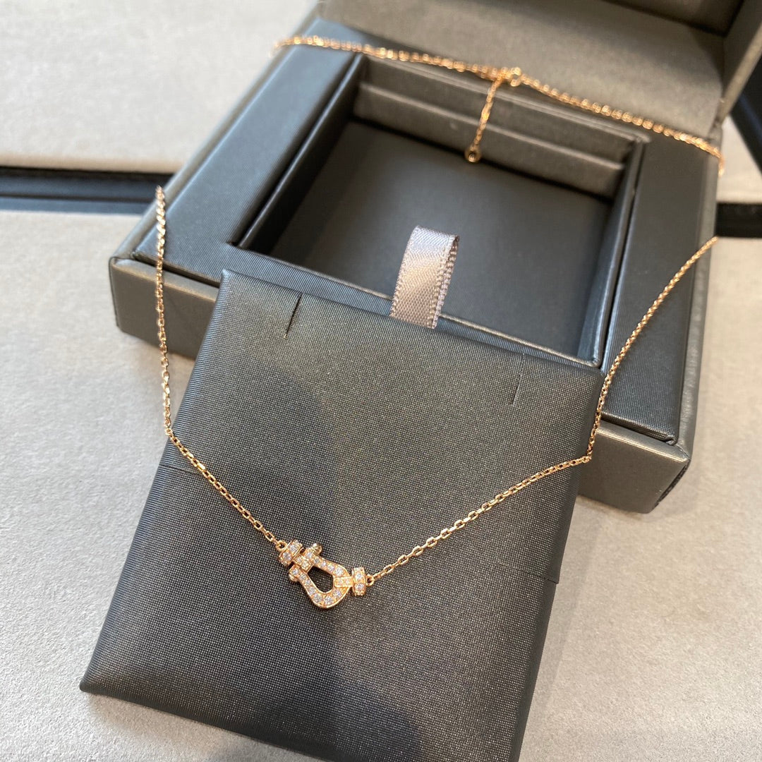 [Vera  Jewelry]FORCE 10 DIAMOND PINK GOLD NECKLACE MINI MODEL