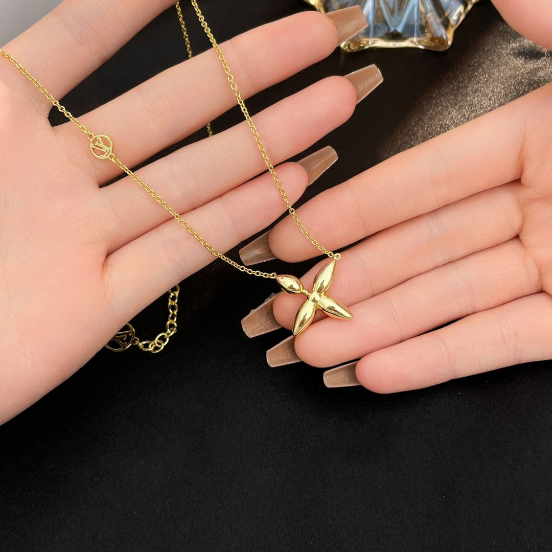 [Vera  Jewelry]LOUISETTE GOLD NECKLACE