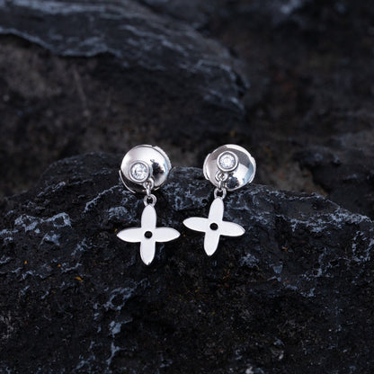 [Vera  Jewelry]VIDYLLE SILVER DIAMOND MINI DROP EARRINGS