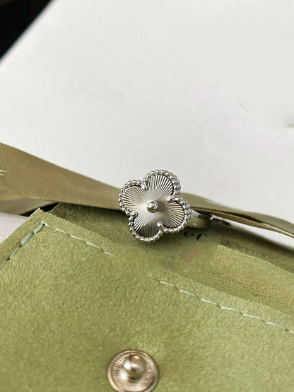 [Vera  Jewelry]CLOVER SILVER RING