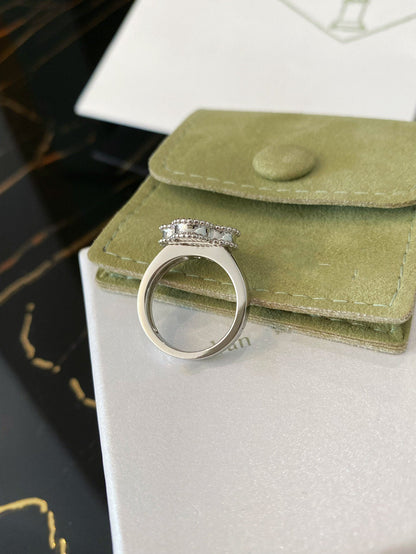 [Vera  Jewelry]CLOVER SILVER RING