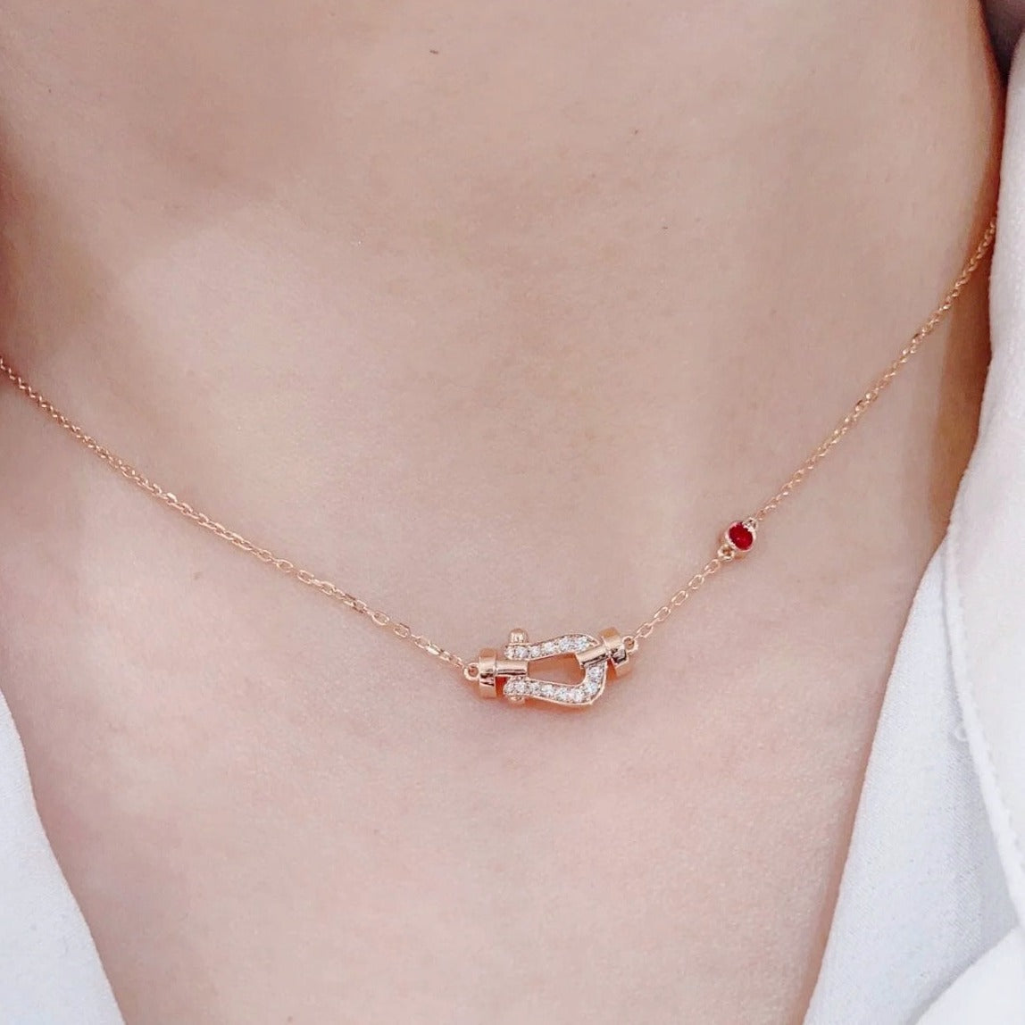 [Vera  Jewelry]FORCE 10 DIAMOND PINK GOLD NECKLACE