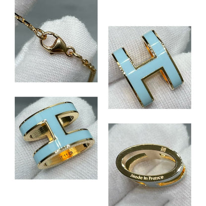[Vera  Jewelry]POP H SKY BLUE NECKLACE