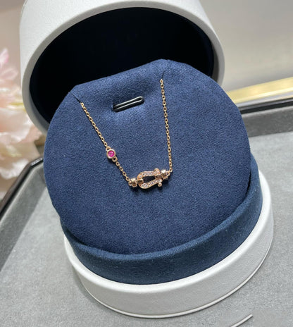 [Vera Jewelry]FORCE 10 DIAMOND CHAIN LINK PINK GOLD BRACELET