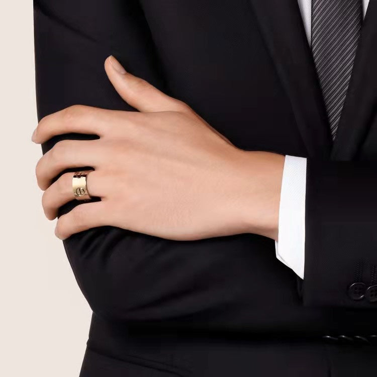 [Vera  Jewelry]LOVE 11MM LARGE RING