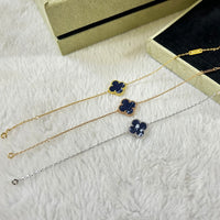 [Vera Jewelry]CLOVER 1 MOTIF PIETERSITE BRACELET