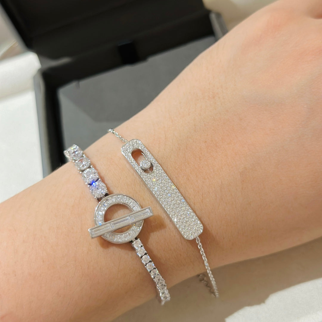 [Vera Jewelry]MOVE CLASSIQUE DIAMANT-PAVÉ-ARMBAND