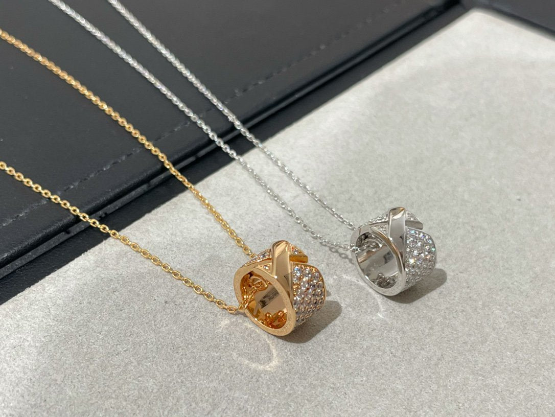 [Vera Jewelry]リアン エヴィダンス ダイヤモンド パヴェ ネックレス