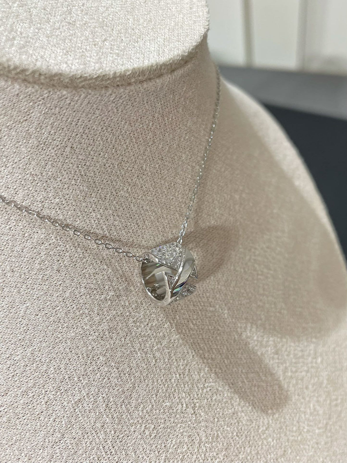[Vera Jewelry]リアン エヴィダンス ダイヤモンド パヴェ ネックレス