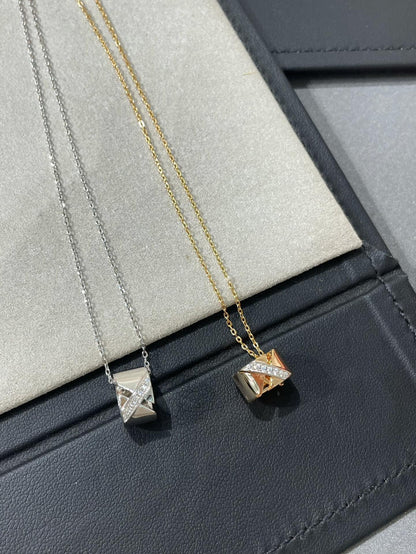[Vera Jewelry]LIENS EVIDENCE DIAMOND NECKLACE