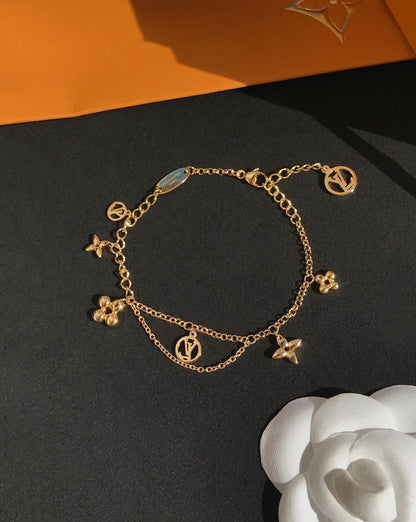 [Vera  Jewelry]BLOOMING PINK GOLD MOP BRACELET
