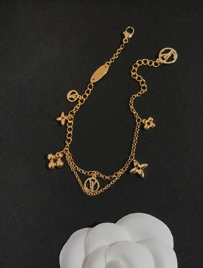 [Vera  Jewelry]BLOOMING PINK GOLD MOP BRACELET