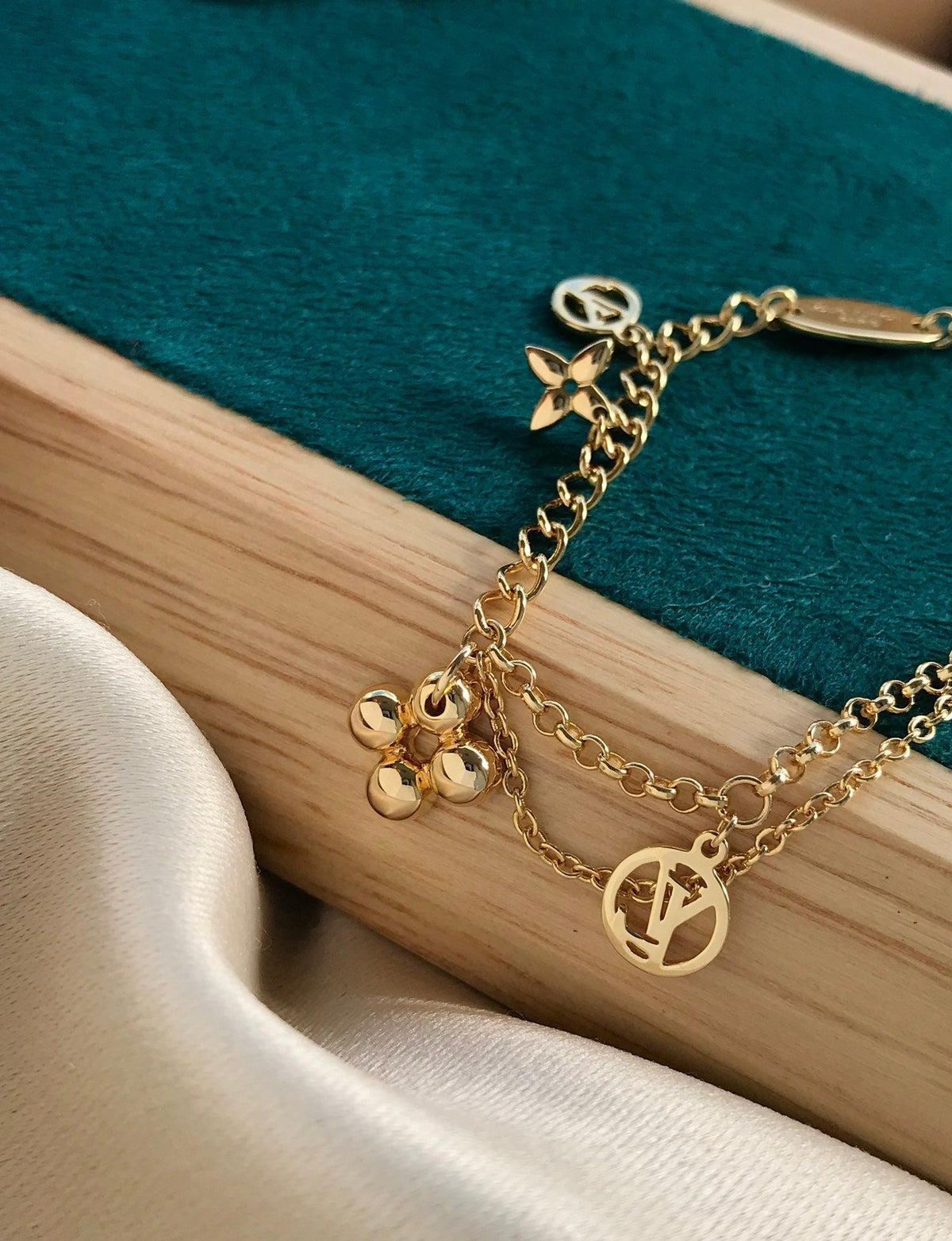 [Vera  Jewelry]BLOOMING PINK GOLD MOP BRACELET