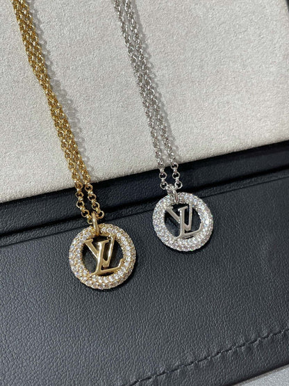 [Vera  Jewelry]BY NIGHT DIAMOND PAVED NECKLACE