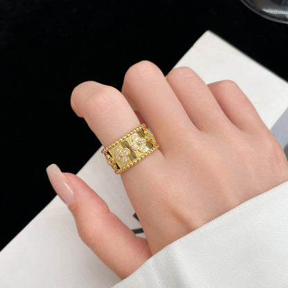 [Vera Jewelry]PERLEE DIAMOND LARGE RING