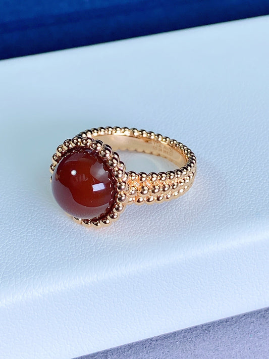 [Vera Jewelry]PERLEE COULEURS ROSE GOLD RING