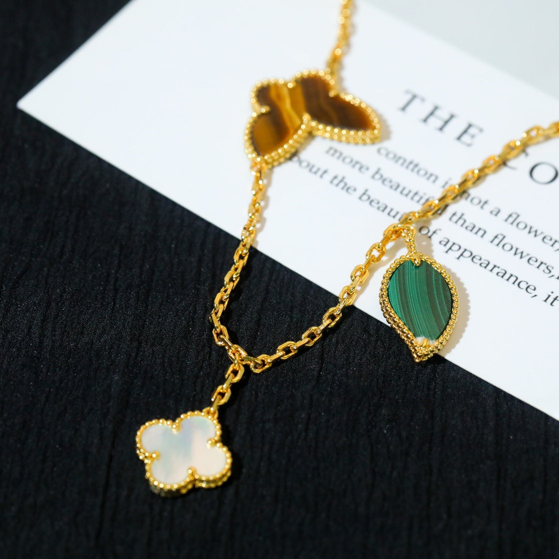 [Vera Jewelry]LUCKY SPRING 5 MOTIF GOLD BRACELET