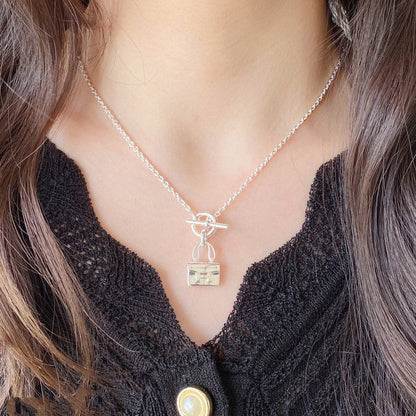 [Vera  Jewelry]CONSTANCE PEDANT SILVER NECKLACE