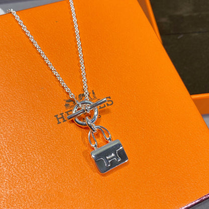 [Vera  Jewelry]CONSTANCE PEDANT SILVER NECKLACE