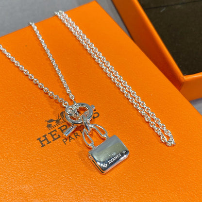 [Vera  Jewelry]CONSTANCE PEDANT SILVER NECKLACE