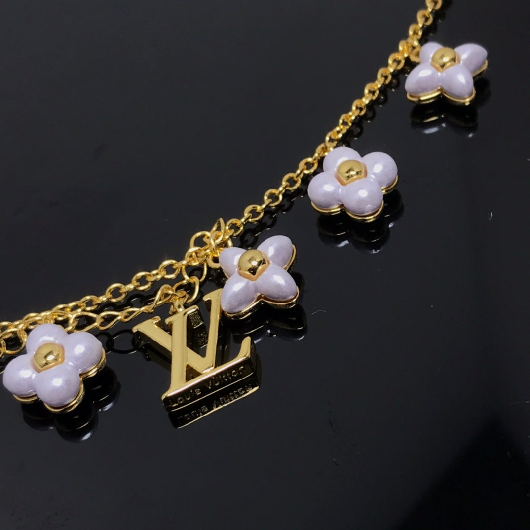 [Vera Jewelry]LOGO 6 MOTIF STAR AND SUN GOLD BRACELET