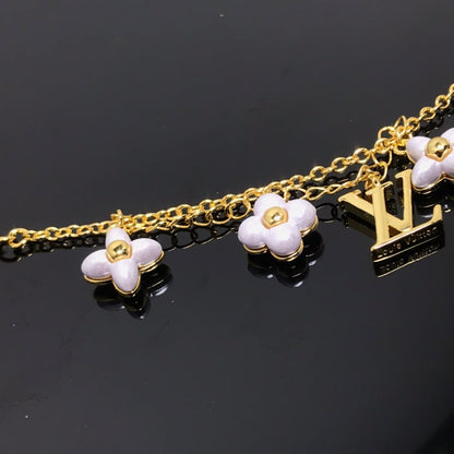 [Vera Jewelry]LOGO 6 MOTIF STAR AND SUN GOLD BRACELET