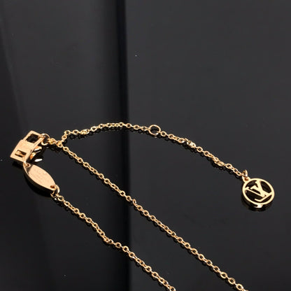 [Vera  Jewelry]COLOR BLOSSOM PINK MOP SUN GOLD NECKLACE