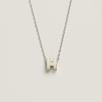 [Vera Jewelry]HM CLIC YELLOW ENAMEL GOLD NECKLACE