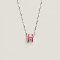 [Vera Jewelry]H NECKLACE PINK