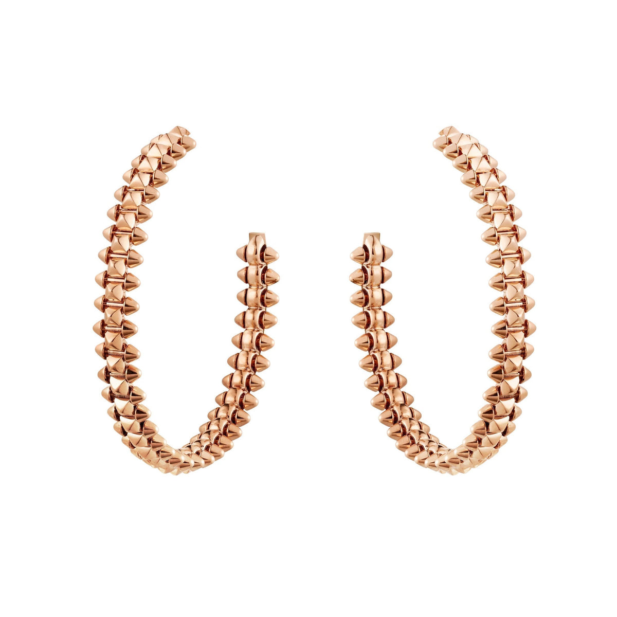 [Vera  Jewelry]CLASH LARGE HOOP EARRINGS