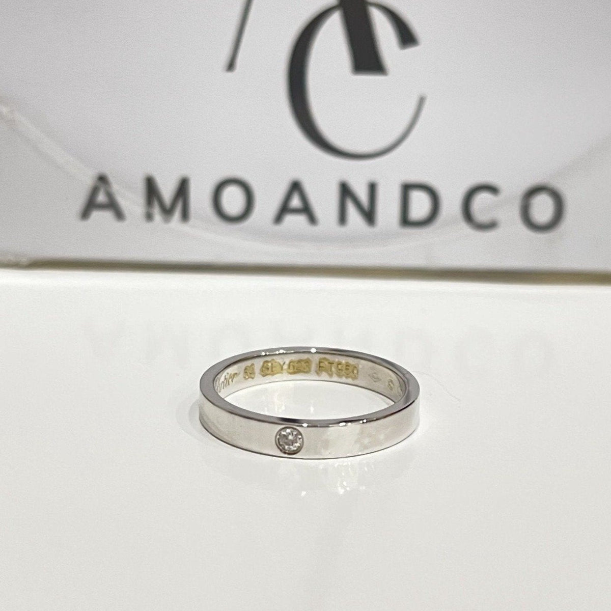 [Vera  Jewelry]LOVE RING 4MM 1 DIAMOND
