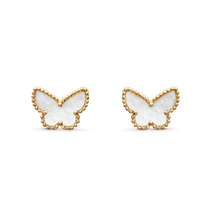 [Vera  Jewelry]SWEET BUTTERFLY MOP EARSTUDS