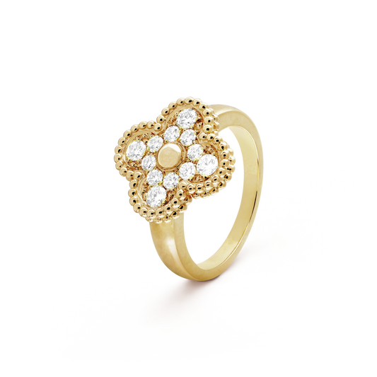 [Vera  Jewelry]CLOVER DIAMOND RING