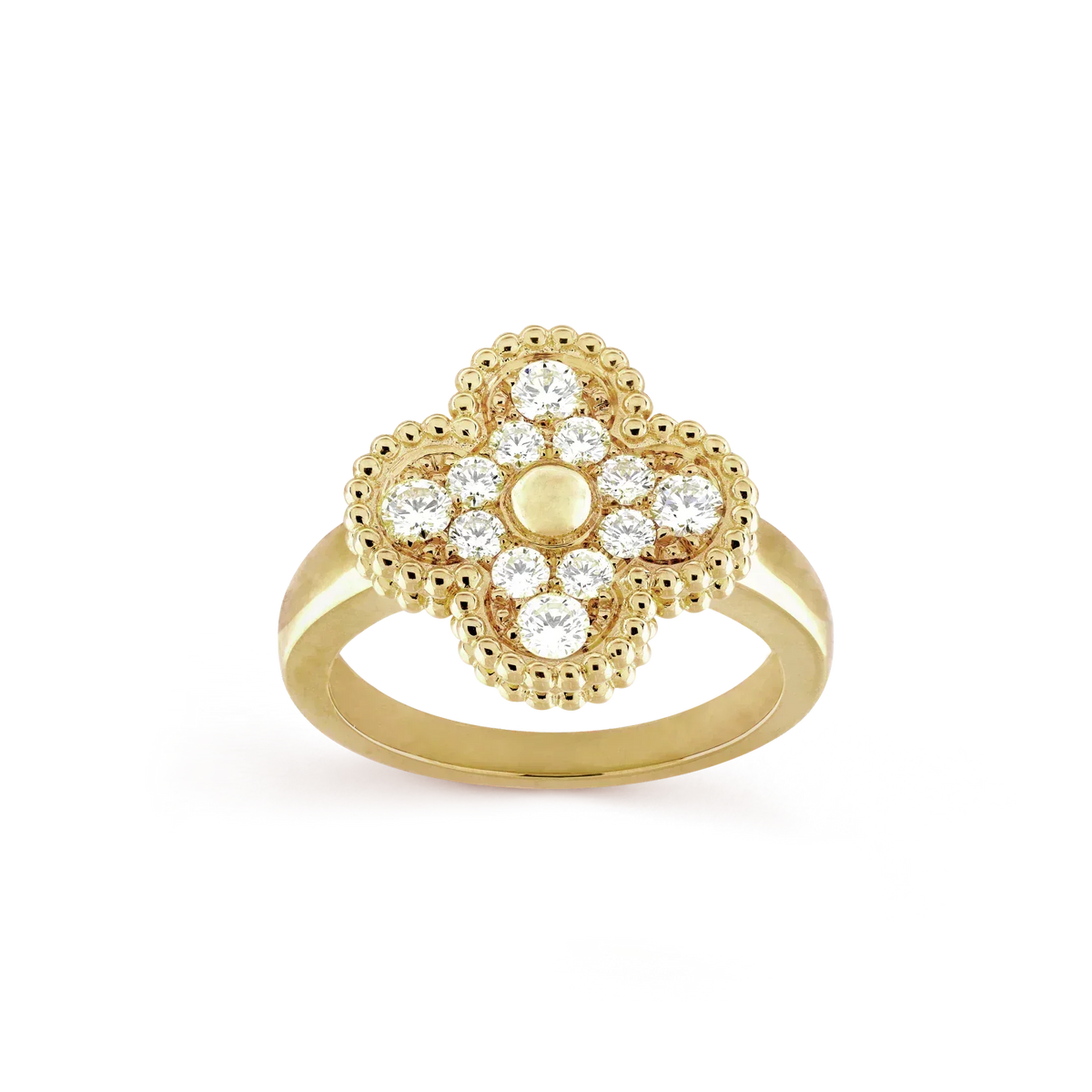 [Vera  Jewelry]CLOVER DIAMOND RING