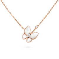 [Vera Jewelry] BUTTERFLY MOP DIAMOND HALSKETTE