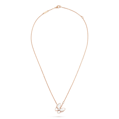 [Vera Jewelry]BUTTERFLY MOP DIAMOND NECKLACE
