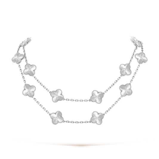 [Vera  Jewelry]CLOVER 20 MOTIFS  LASER SILVER