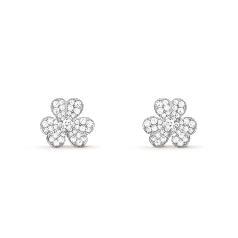 [Vera  Jewelry]CLOVER COMOS DIAMOND EARRINGS SILVER