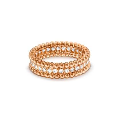 [Vera  Jewelry]PERLEE DIAMOND ROSE GOLD RING