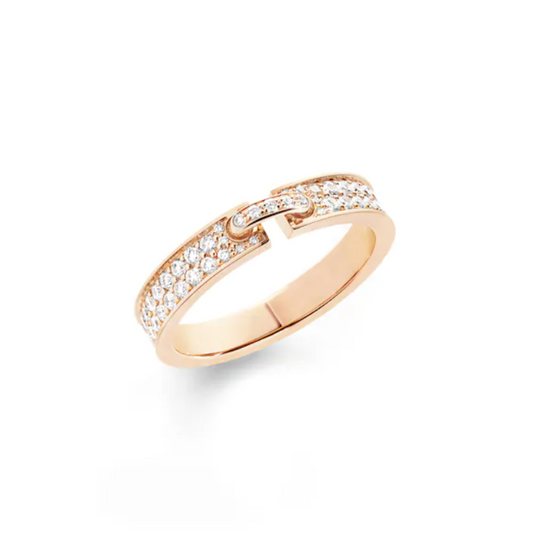 {"[Vera Jewelry]ALLIANCE LIENS VIDENCE PAVED DIAMOND 4MM RING"}