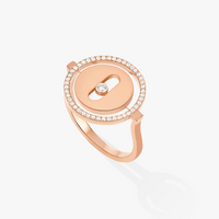 [Vera Jewelry]LUCKY MOVE PINK GOLD DIAMOND RING